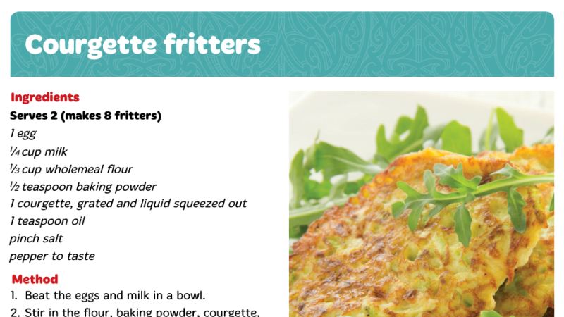 Courgette Fritters