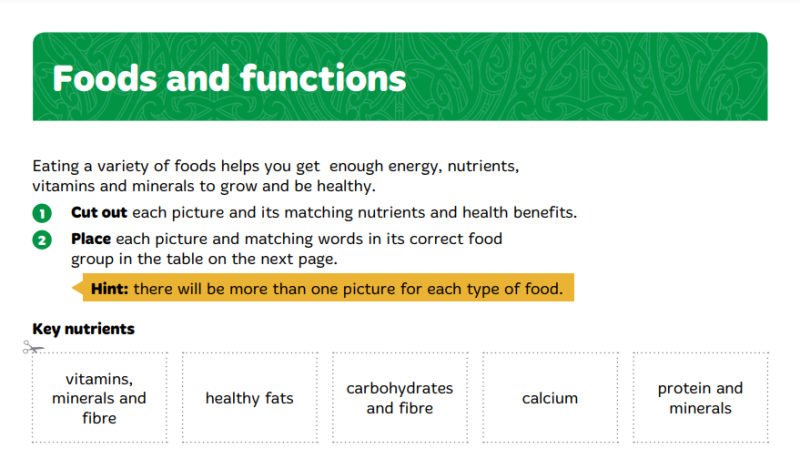 Food and function Y8 L2