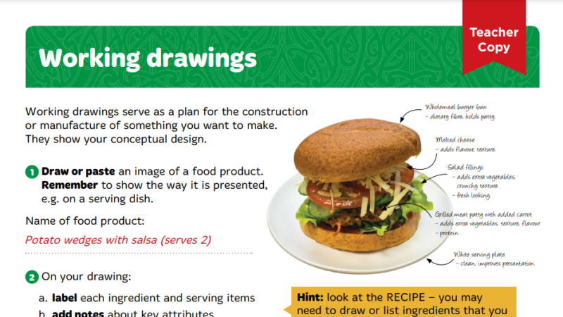 Working Drawing teachers copy Y8 L4