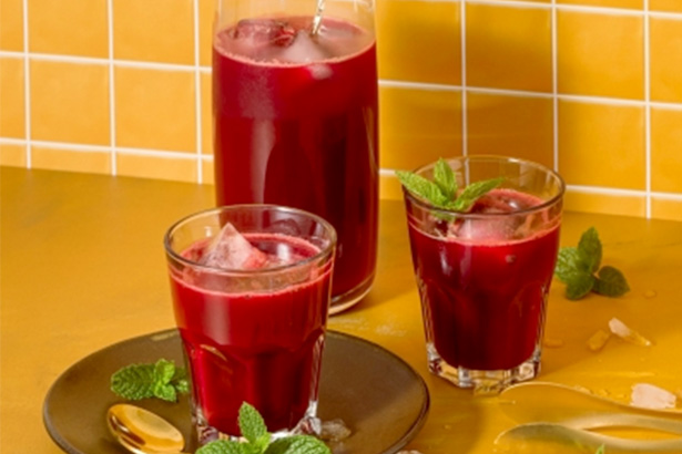 Beetroot and carrot juice