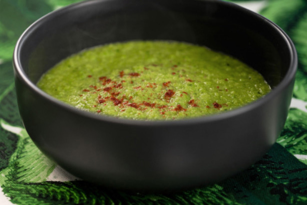 Minted pea soup