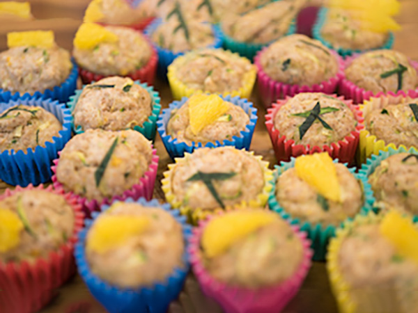 Zesty Courgette Muffins