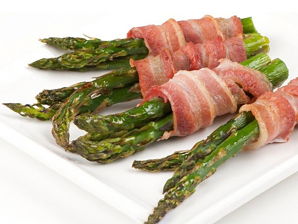 bacon and roast asparagus 1