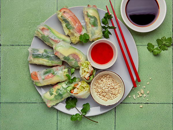 rice paper rolls