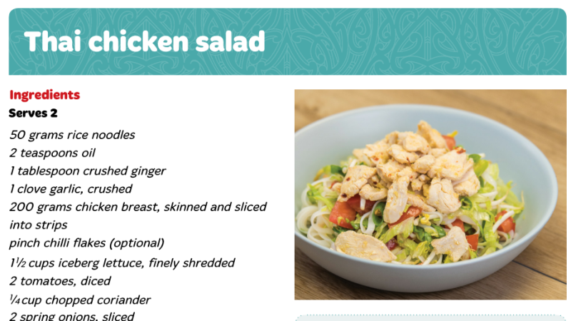 Thai chicken salad