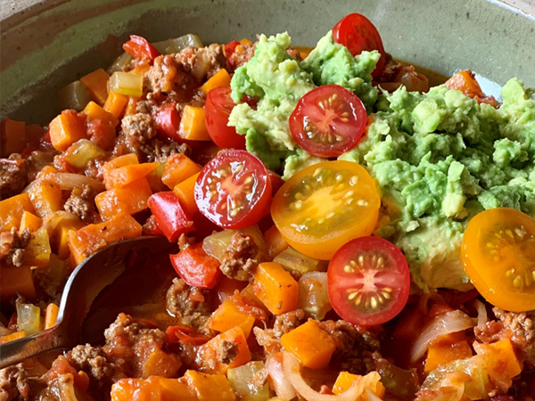 Vegetable chilli con carne 600x450