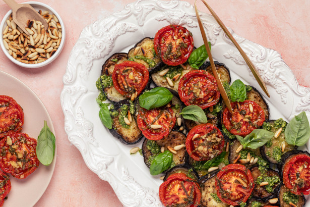 Slow roasted tomato and eggplant salad L v2