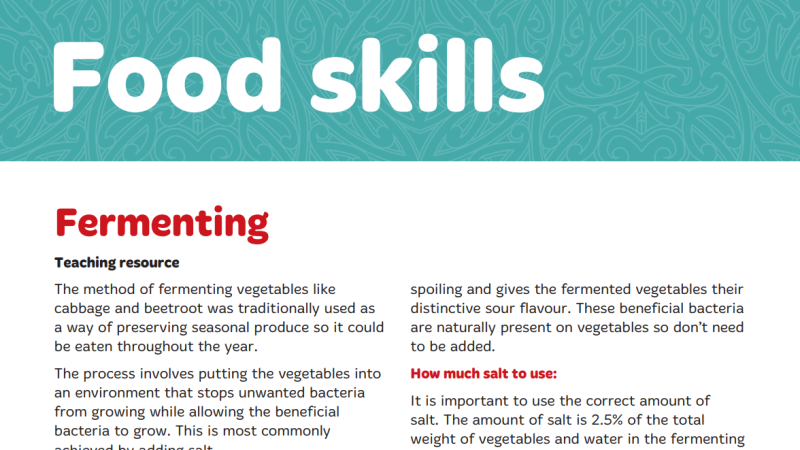 Fermenting